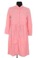 Robe Sandro Rose en Viscose, taille S - Seconde Main