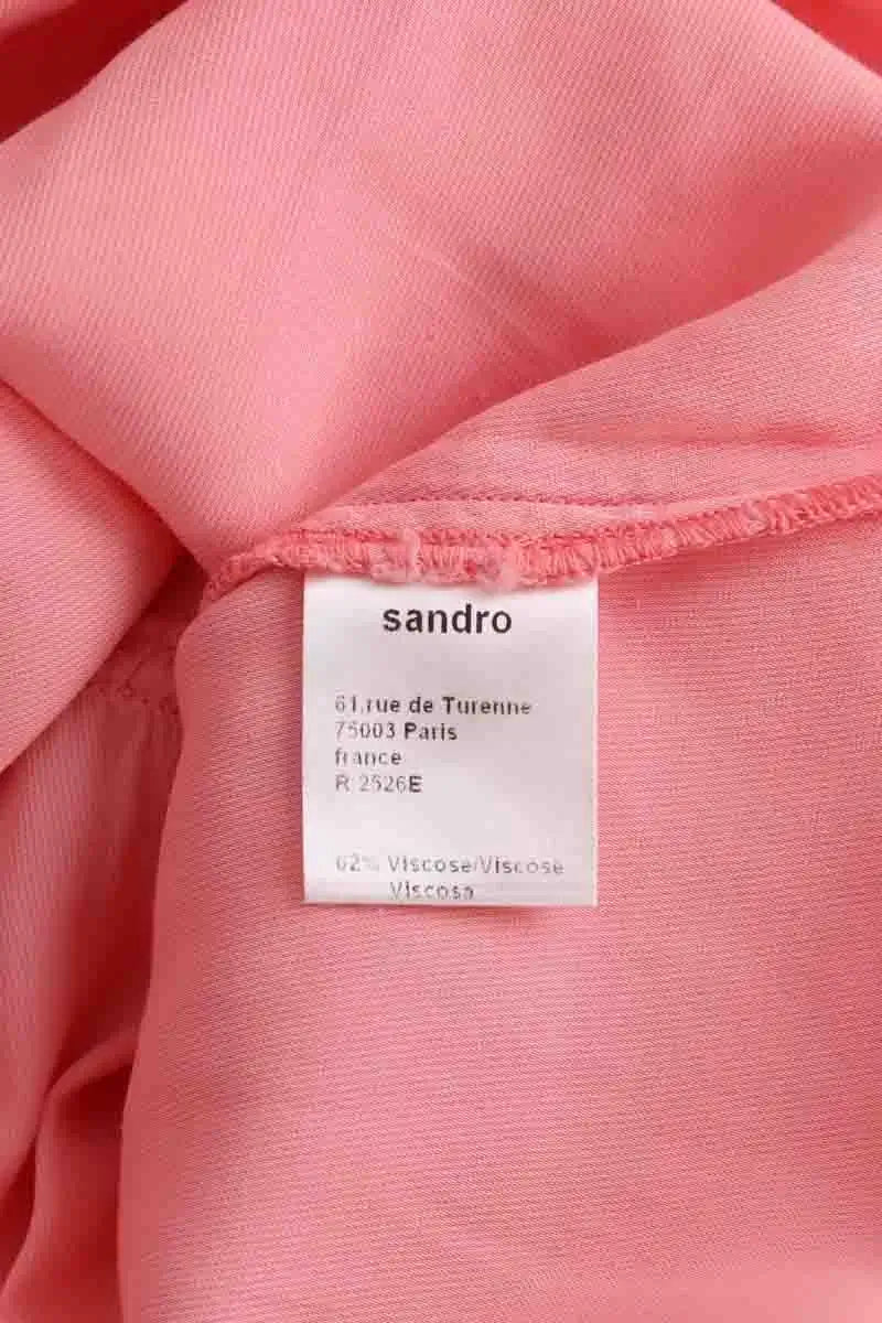 Robe Sandro Rose en Viscose