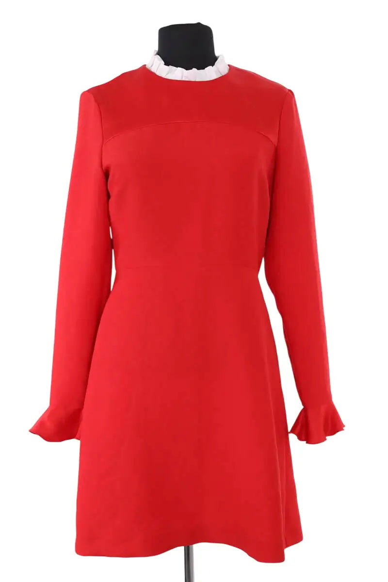 Robe Sandro Rouge en Synthétique, taille M - Seconde Main
