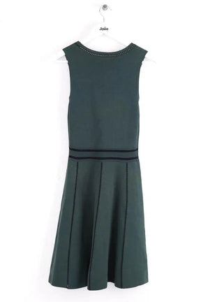 Robe Sandro Vert en Viscose
