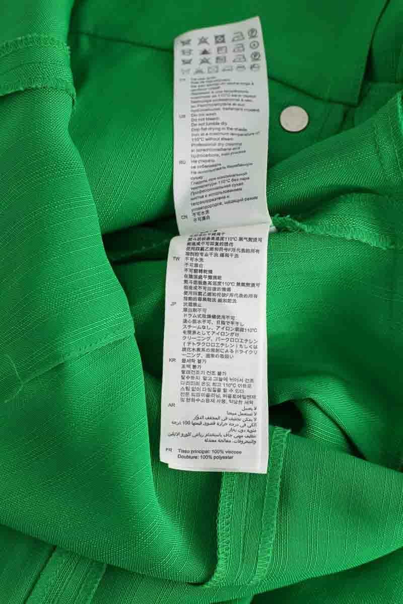 Robe Sandro Vert en Viscose