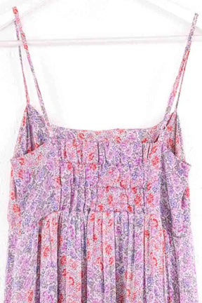 Robe Sandro Violet en Soie