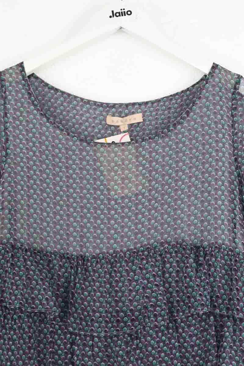 Robe Sandro Violet en Synthétique
