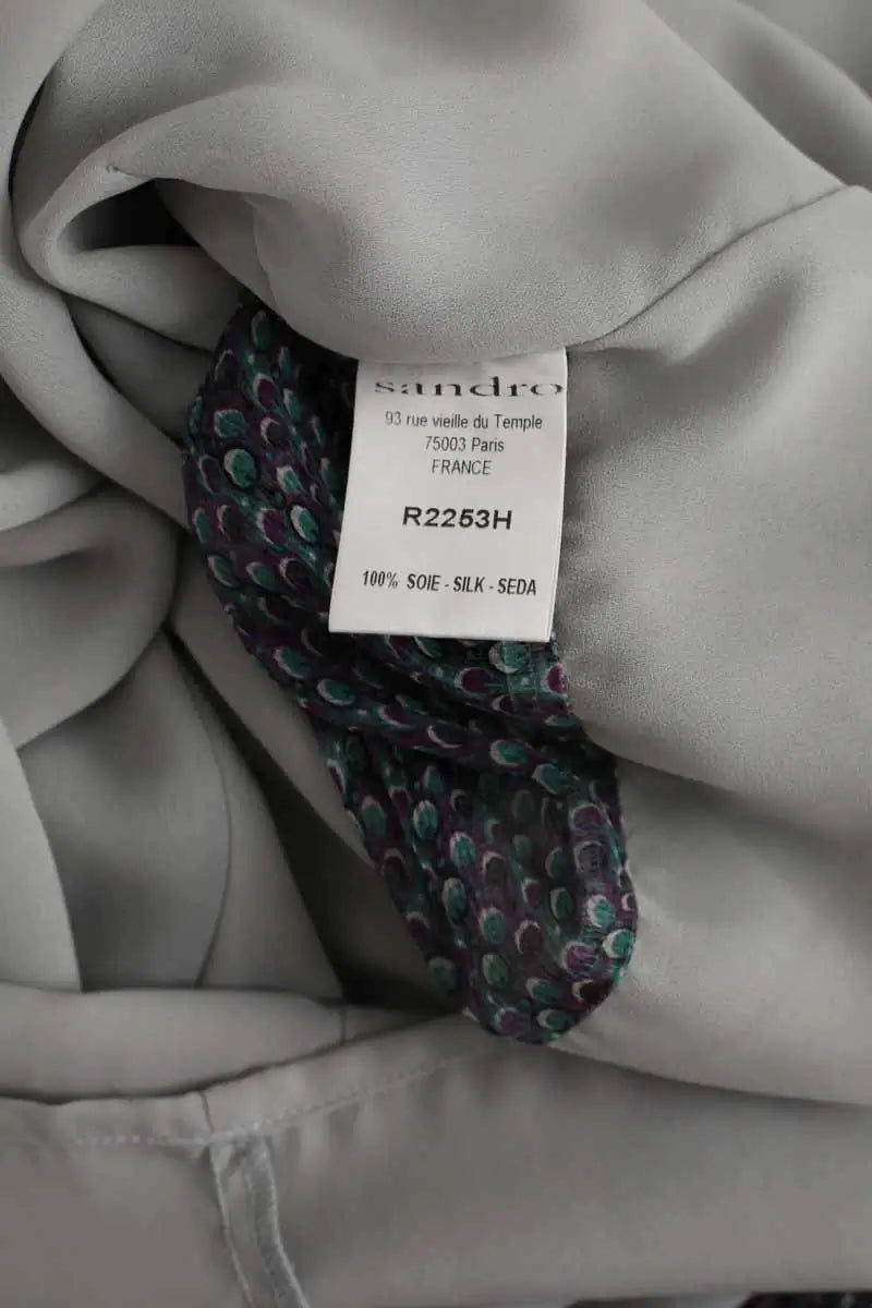 Robe Sandro Violet en Synthétique
