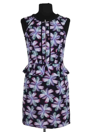 Robe Sandro Violet en Synthétique, taille S - Seconde Main