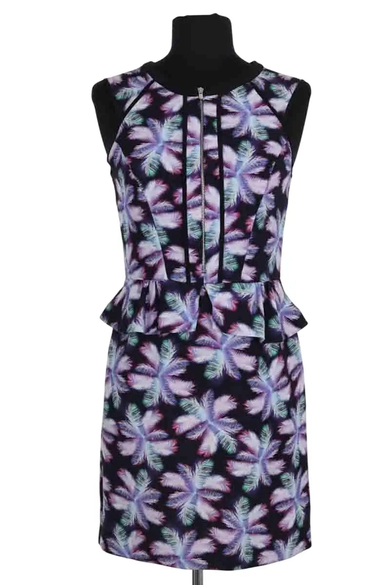 Robe Sandro Violet en Synthétique, taille S - Seconde Main