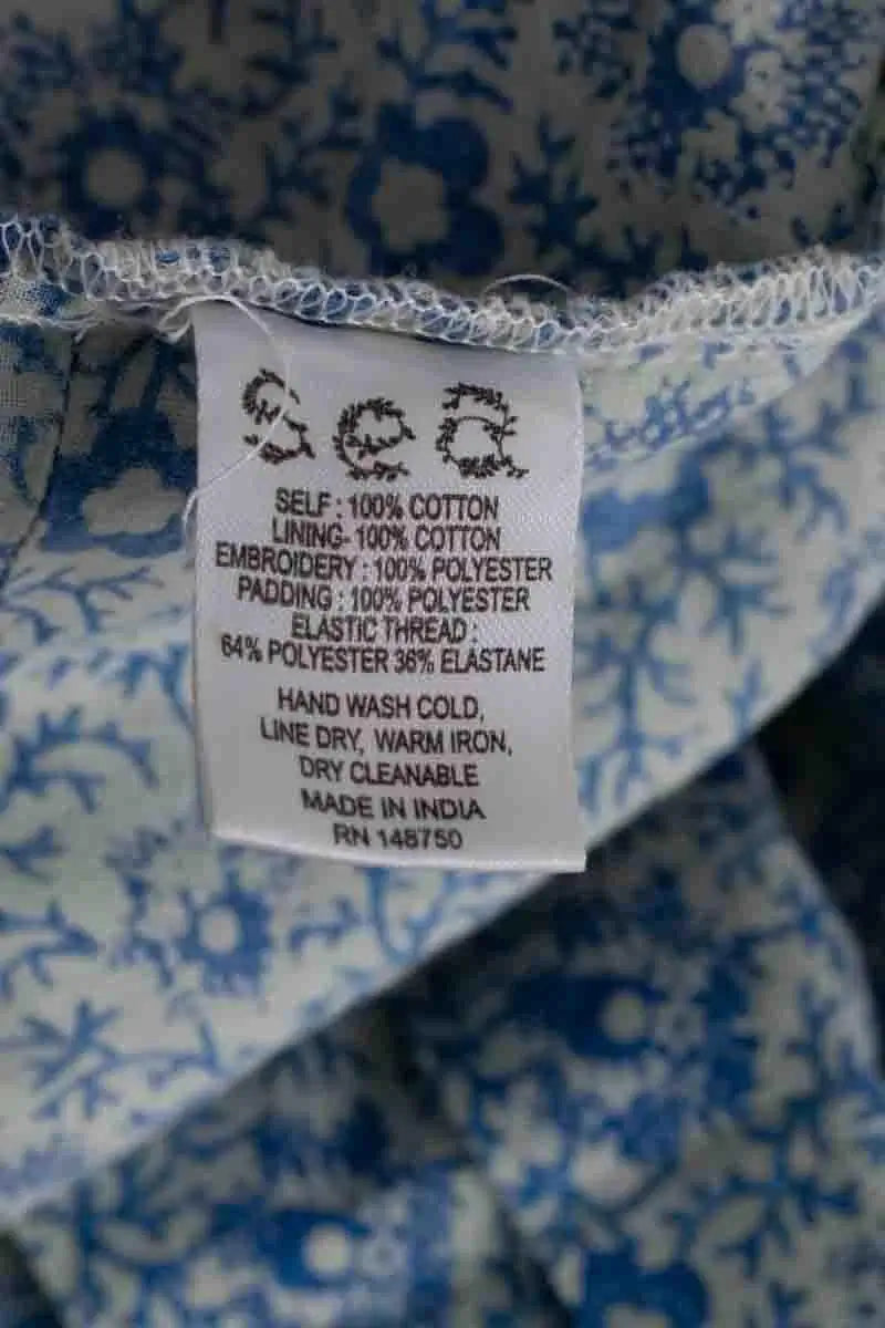 Robe Sea Bleu en Coton