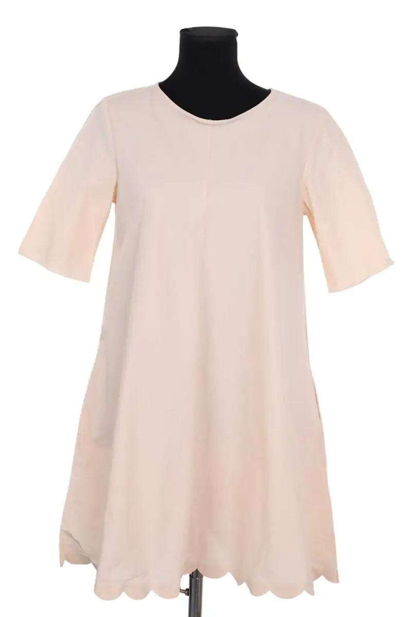 Robe See By Chloé Beige en Coton, taille M - Seconde Main