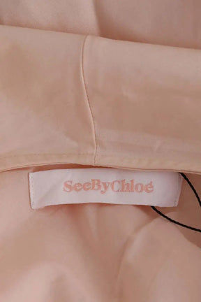 Robe See By Chloé Beige en Coton