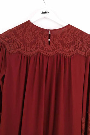 Robe See By Chloé Bordeaux en Synthétique