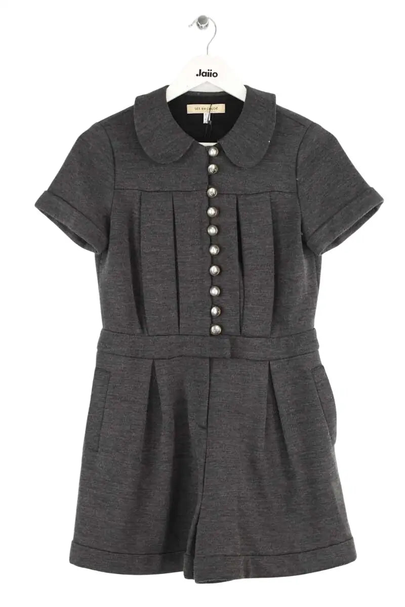 Robe See By Chloé Gris en Coton, taille M - Seconde Main