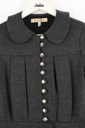 Robe See By Chloé Gris en Coton
