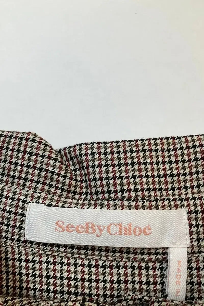 Robe See By Chloé Multicolore en Coton