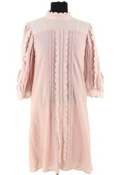 Robe See By Chloé Rose en Coton, taille L - Seconde Main