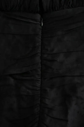 Robe Self-Portrait Noir en Synthétique