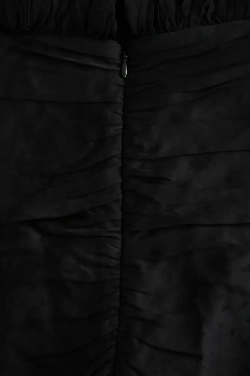 Robe Self-Portrait Noir en Synthétique