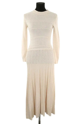 Robe Sessun Beige en Synthétique, taille XS - Seconde Main
