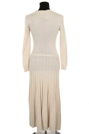 Robe Sessun Beige en Synthétique