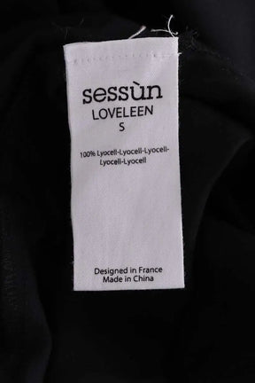 Robe Sessun Loveleen Noir en Synthétique