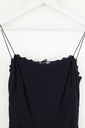 Robe Sessun Marine en Soie