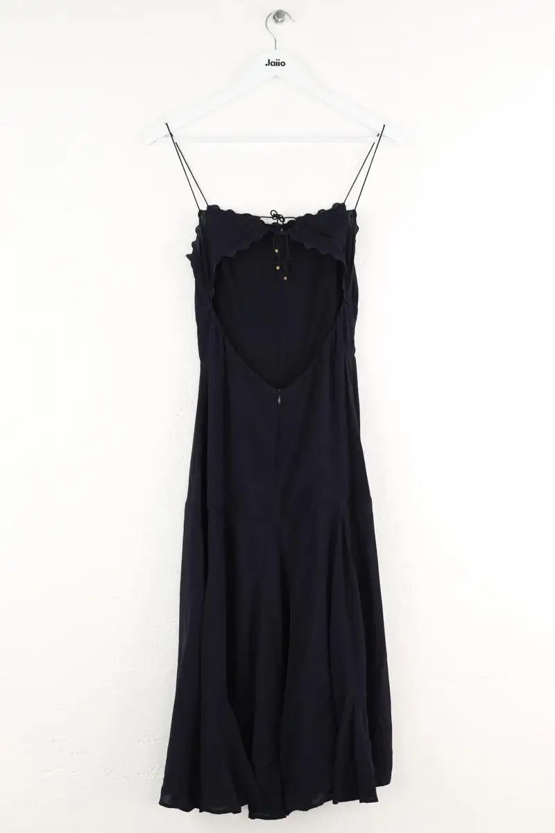 Robe Sessun Marine en Soie