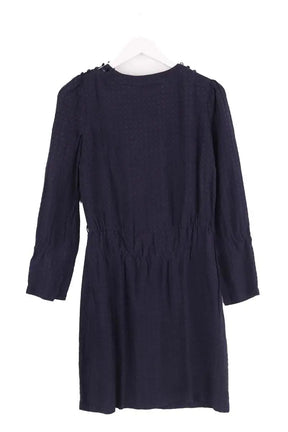 Robe Sessun Marine en Soie