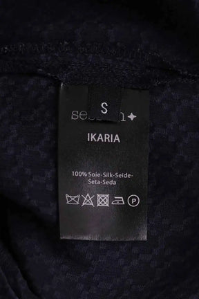 Robe Sessun Marine en Soie