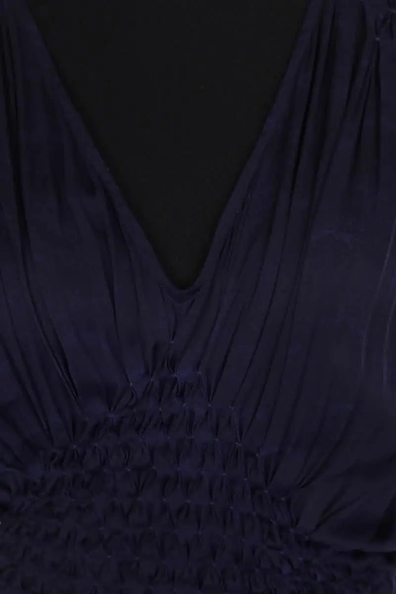 Robe Sessun Marine en Synthétique