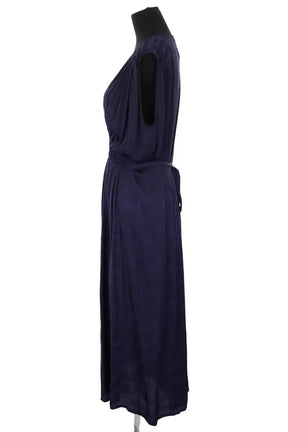 Robe Sessun Marine en Synthétique