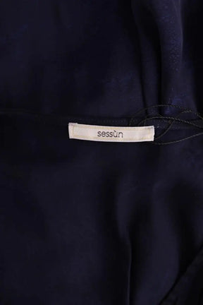 Robe Sessun Marine en Synthétique