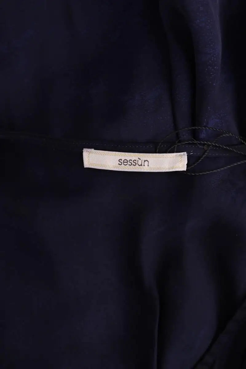 Robe Sessun Marine en Synthétique