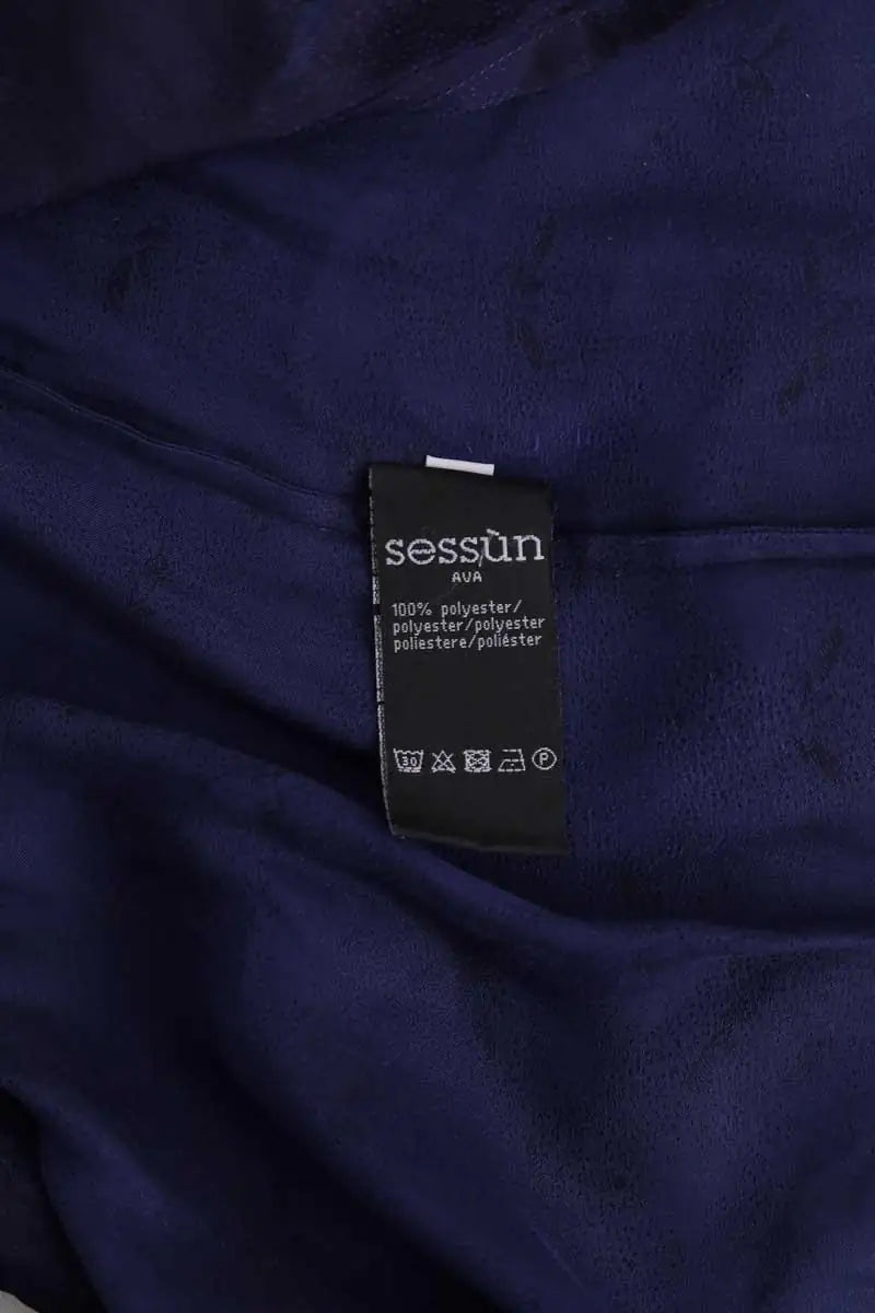 Robe Sessun Marine en Synthétique