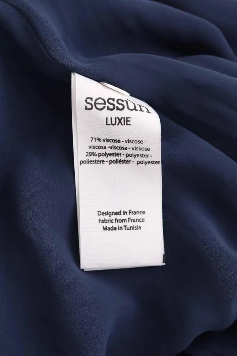 Robe Sessun Marine en Viscose