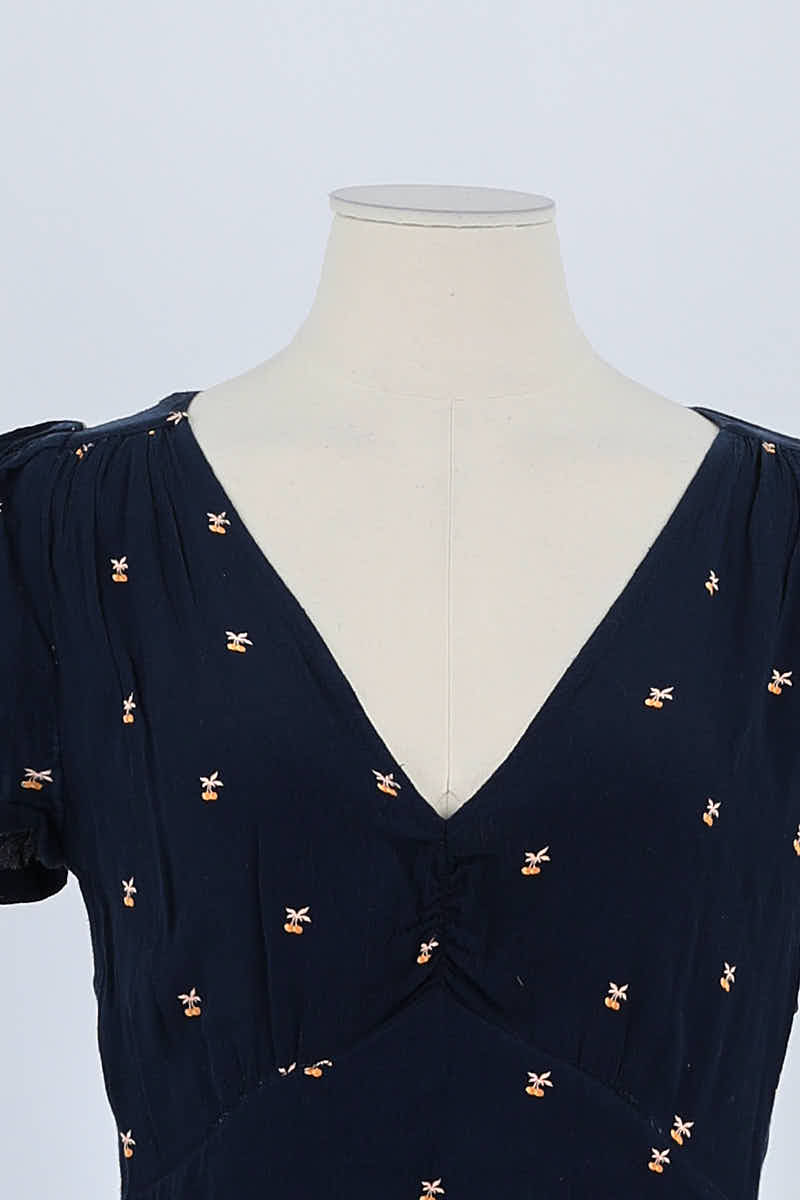 Robe Sessun Marine en Viscose