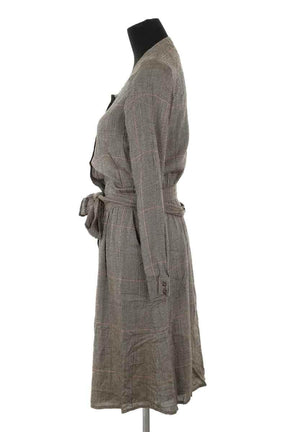 Robe Sessun Marron en Synthétique