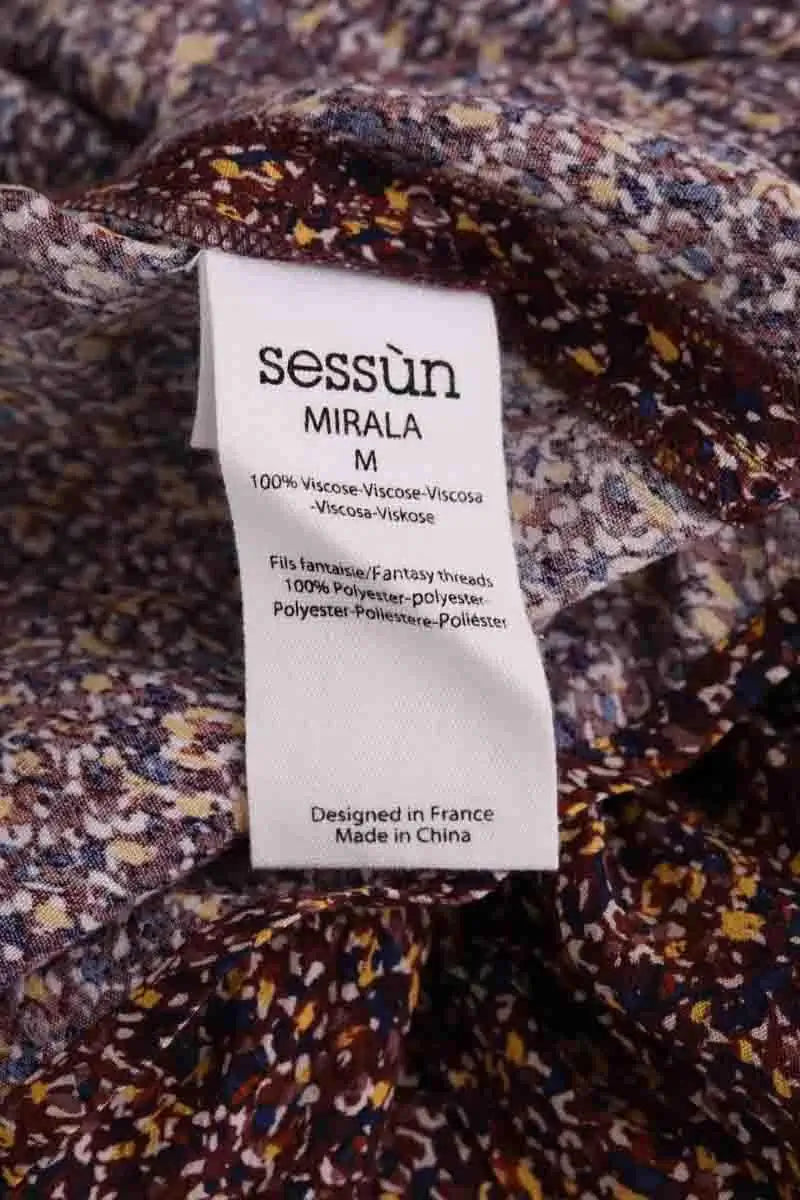 Robe Sessun Marron en Viscose