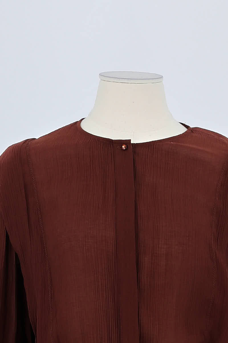 Robe Sessun Marron en Viscose