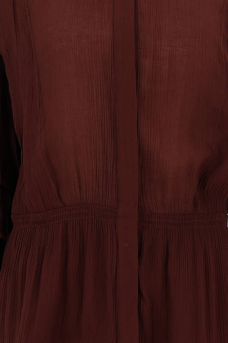 Robe Sessun Marron en Viscose