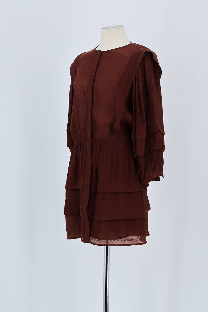 Robe Sessun Marron en Viscose