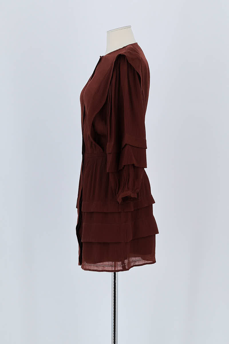 Robe Sessun Marron en Viscose