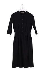 Robe Sessun Noir en Laine, taille S - Seconde Main