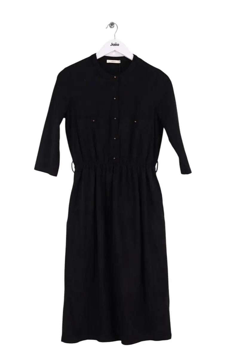 Robe Sessun Noir en Laine, taille S - Seconde Main