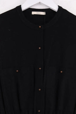 Robe Sessun Noir en Laine