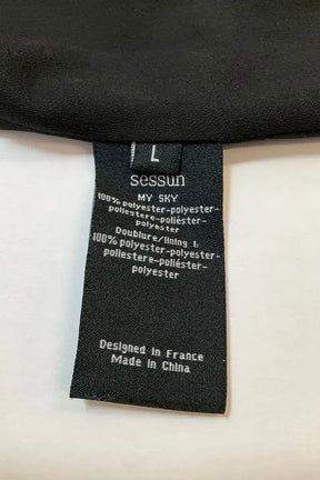 Robe Sessun Noir en Synthétique