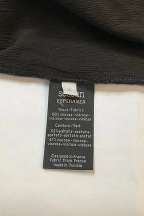Robe Sessun Noir en Synthétique