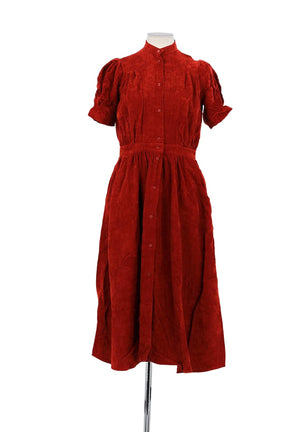 Robe Sessun Rouge en Coton, taille S - Seconde Main