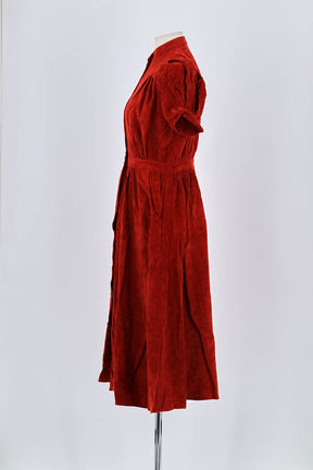 Robe Sessun Rouge en Coton