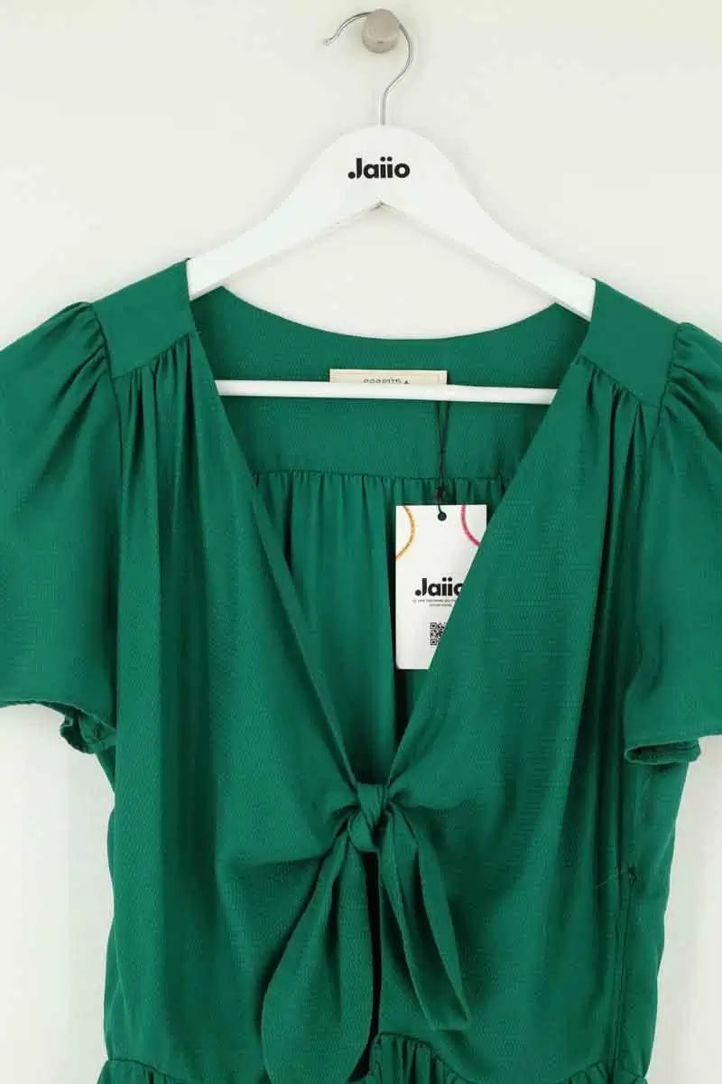 Robe Sessun Vert en Soie