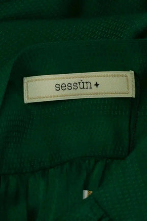 Robe Sessun Vert en Soie