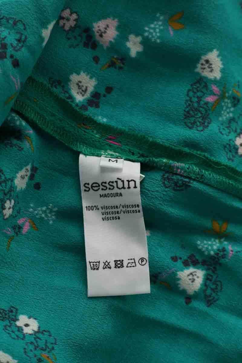 Robe Sessun Vert en Viscose